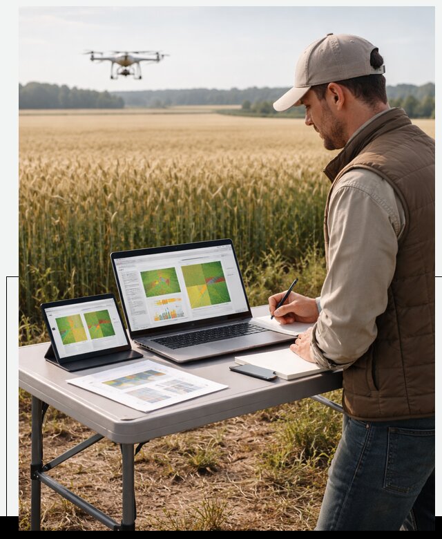 Система AI прогнозирования урожайности для точных агрономий в Салавате