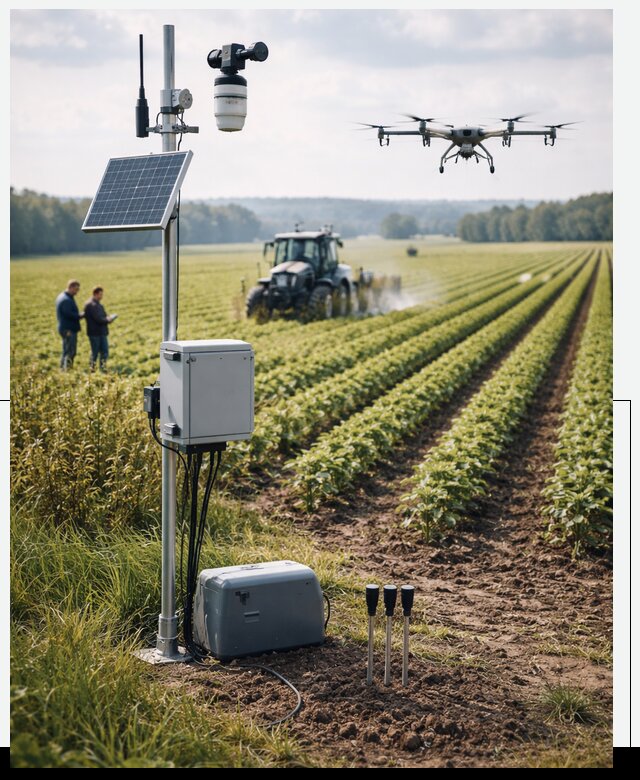 Разработка IoT мониторинга полей в Салавате от 9069 р. | АвикейСлв