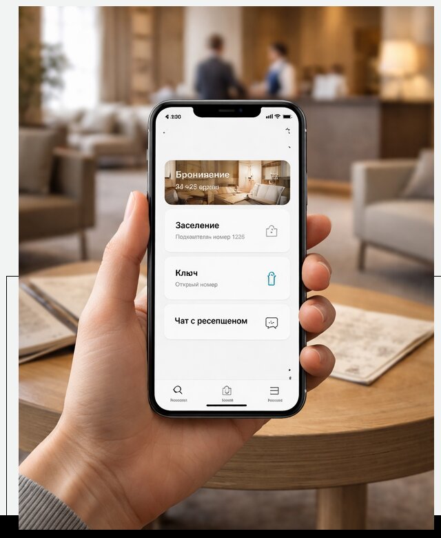 Мобильное приложение для гостей отеля в Салавате, управление сервисом